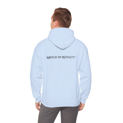 Rooted in Royalty™ Sapphire Blue Butterfly Unisex Hooded Sweatshirt