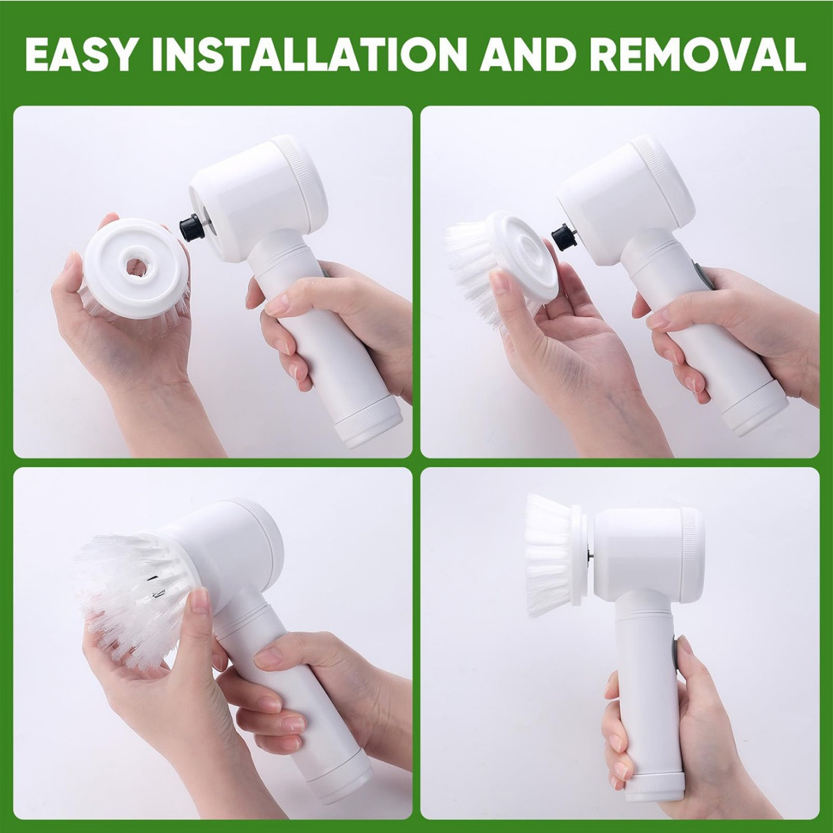 Effortless Power Scrubber™ — Deep Clean Without the Strain