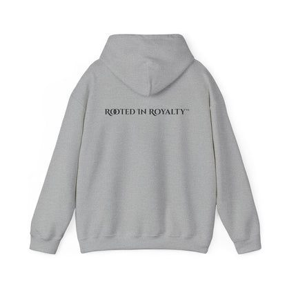 Rooted in Royalty™ Sapphire Blue Butterfly Unisex Hooded Sweatshirt