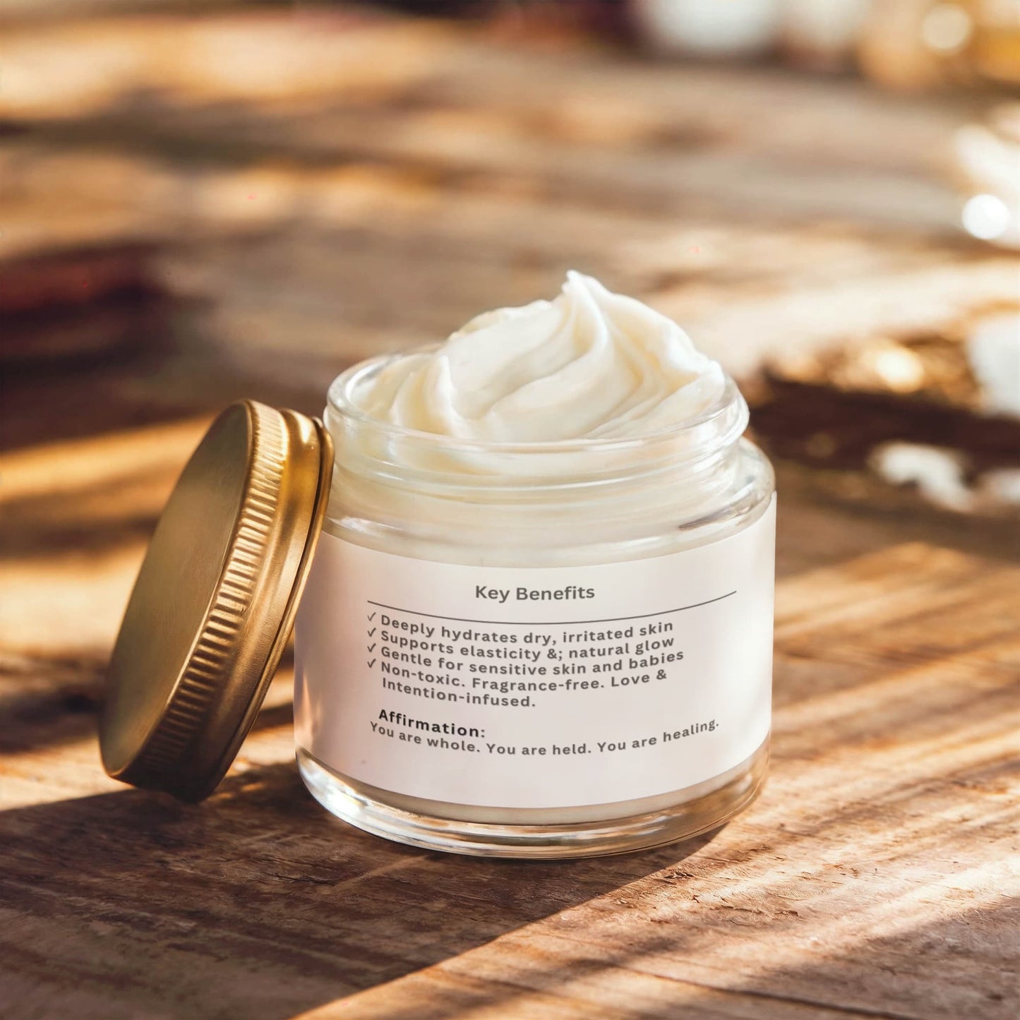Melt: Whipped Tallow Balm with Vanilla Bean- Rooted in Love.