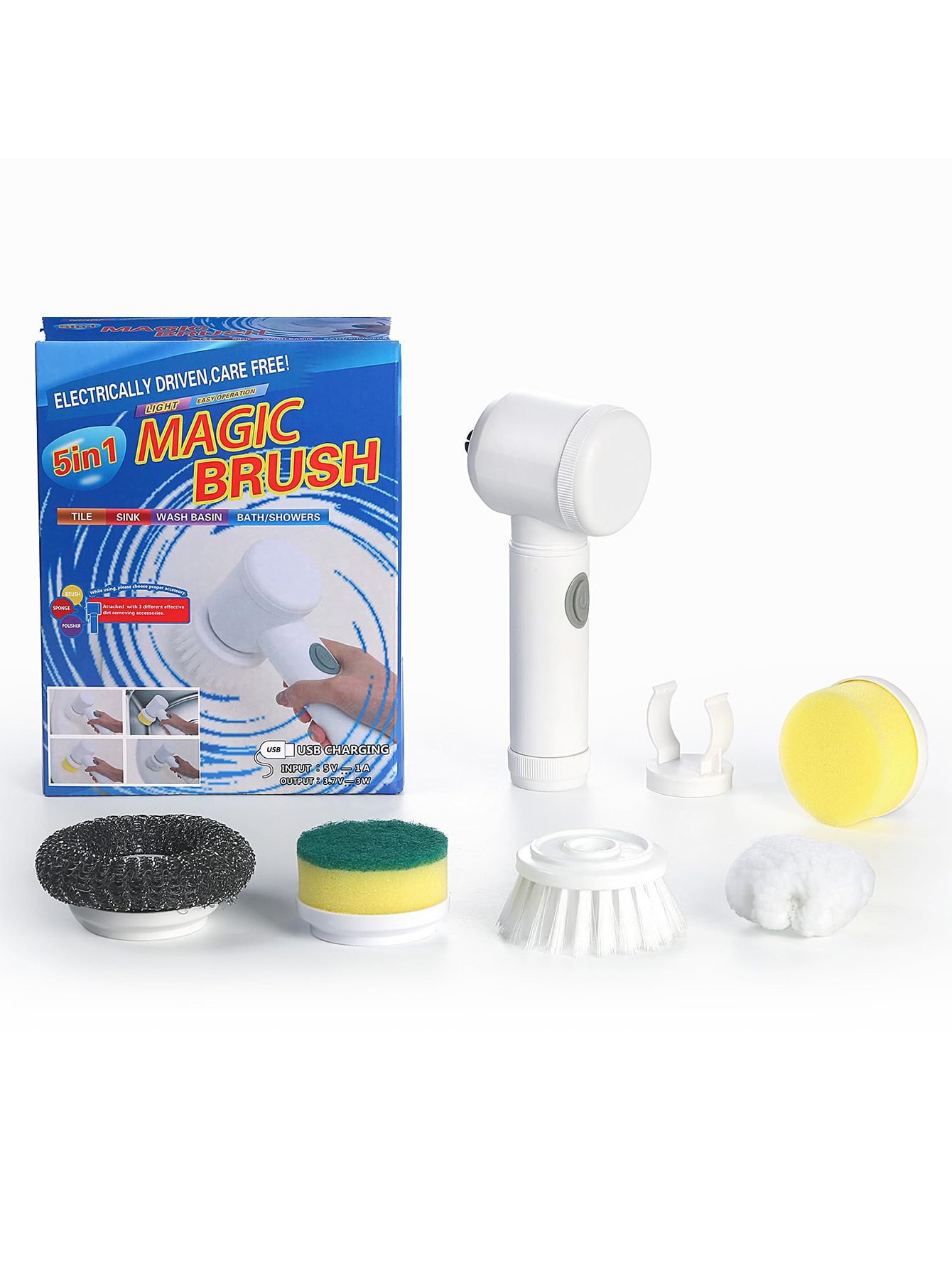 Effortless Power Scrubber™ — Deep Clean Without the Strain